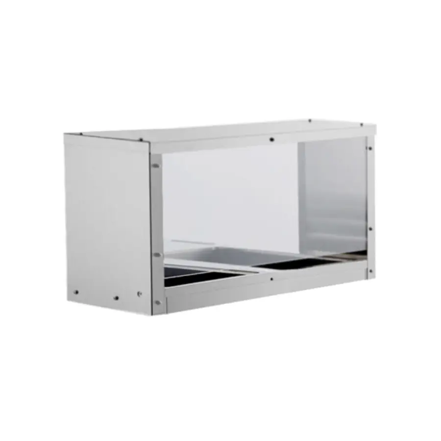 Atosa MROS-2ST Overshelf Sneezeguard for 2-Well Steam Table Product Image