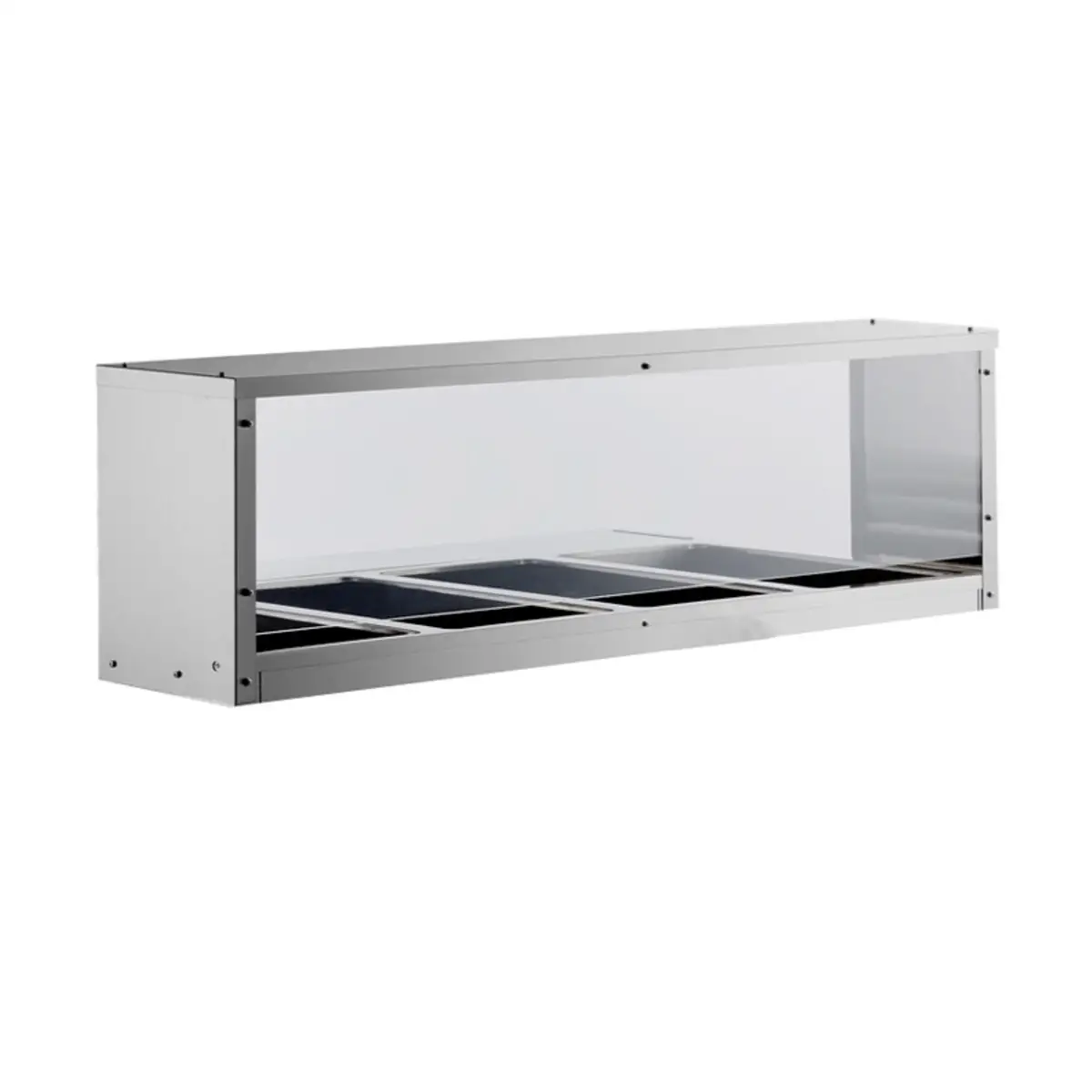 Atosa MROS-4ST Overshelf Sneezeguard for 4-Well Steam Table Product Image