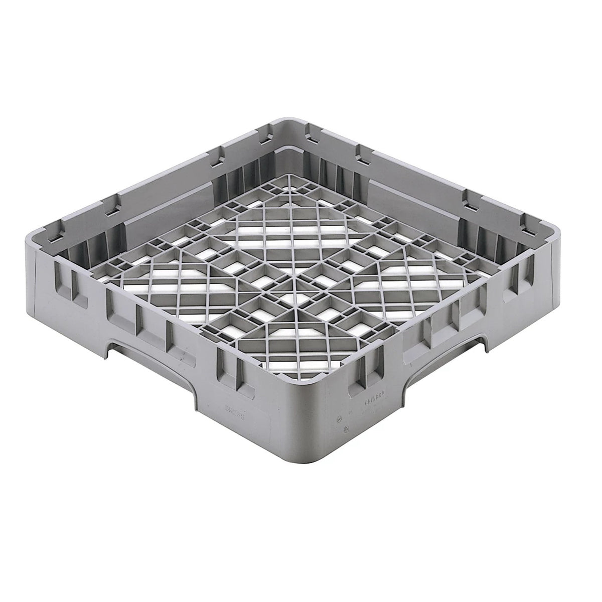 Cambro BR258151 Camrack Full Size Open Base Rack, 4" Tall - Soft Gray