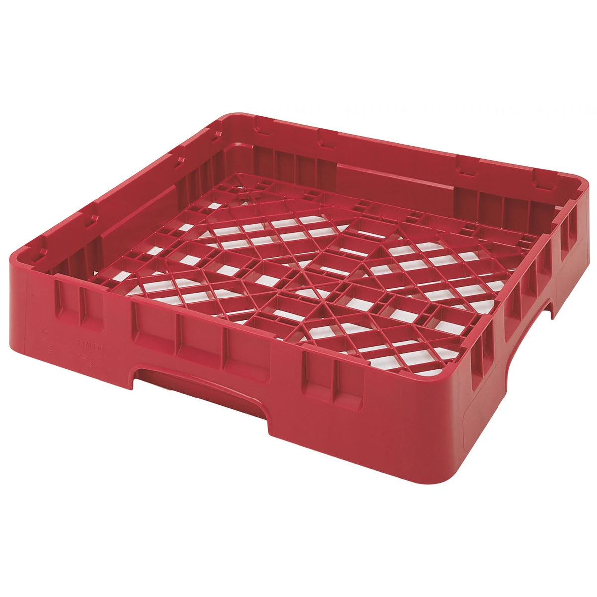 Cambro BR258163 Camrack Full Size Open Base Rack, 4" Tall - Red