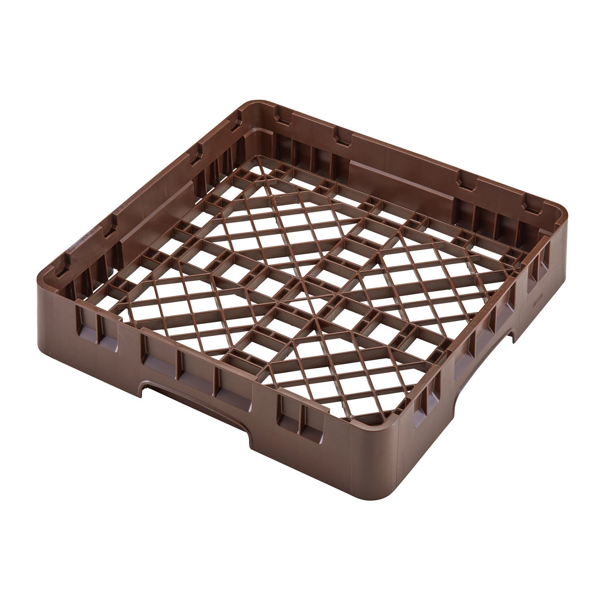 Cambro BR258167 Camrack Full Size Open Base Rack, 4" Tall - Brown