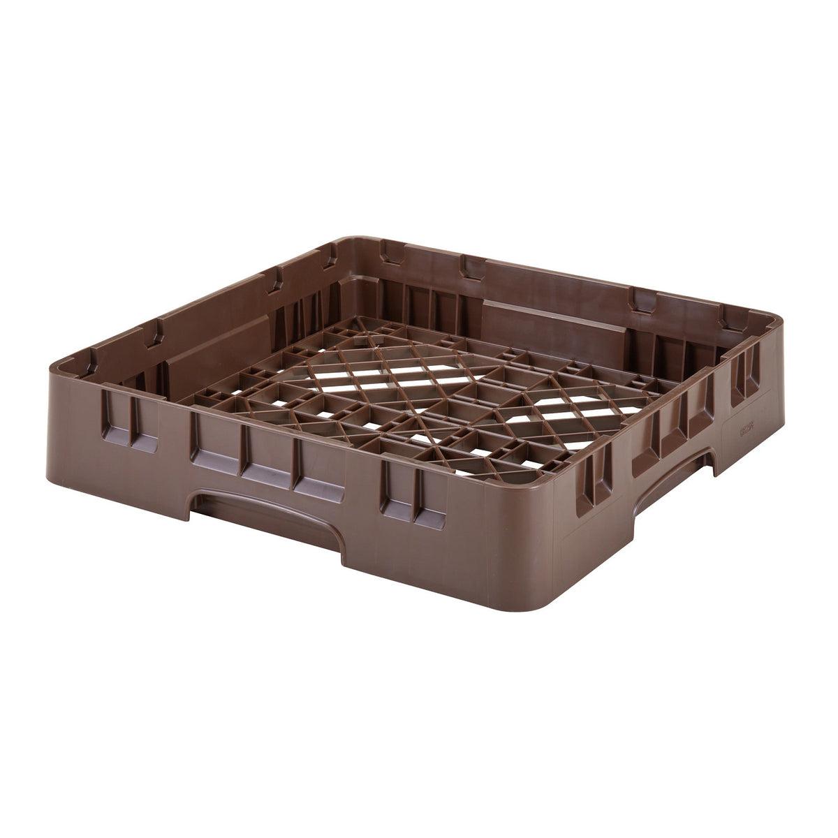 Cambro BR258167 Camrack Full Size Open Base Rack, 4" Tall - Brown