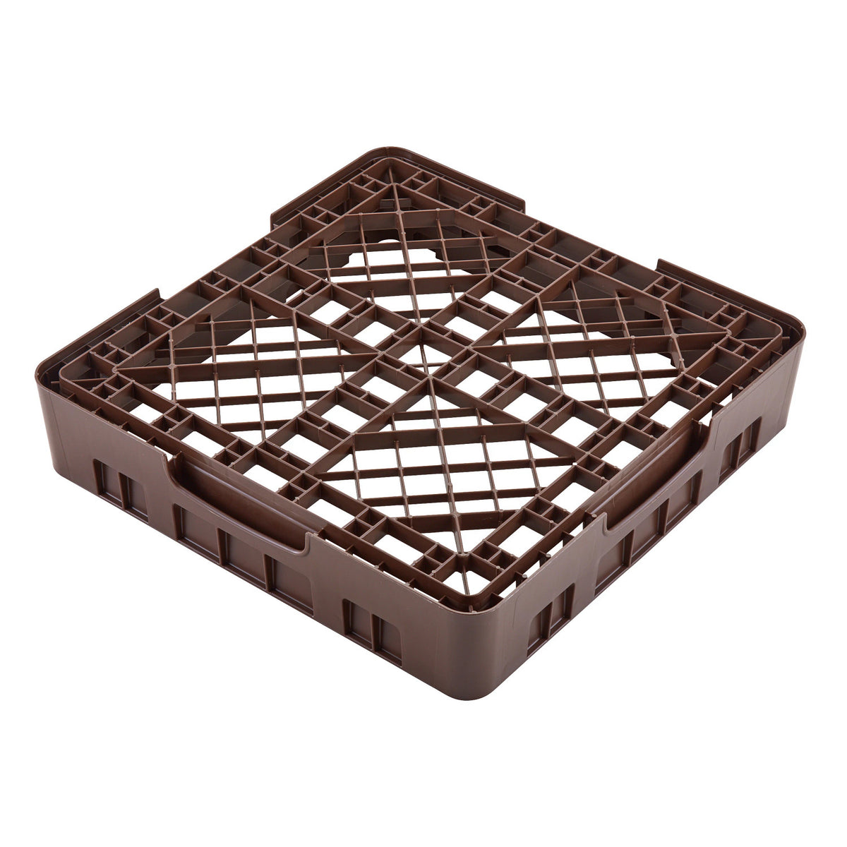 Cambro BR258167 Camrack Full Size Open Base Rack, 4" Tall - Brown