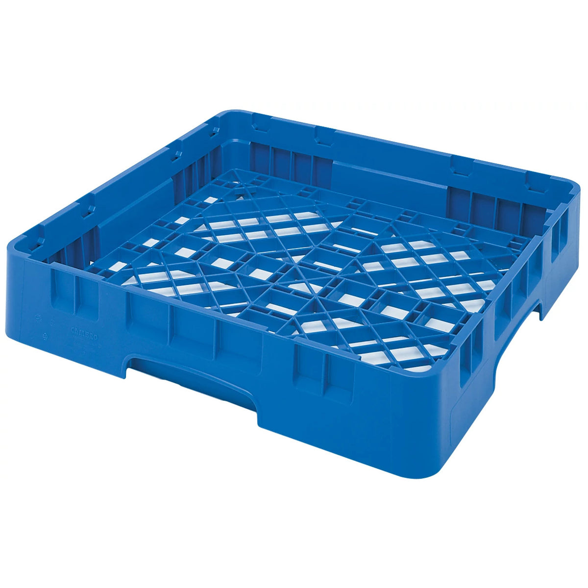 Cambro BR258168 Camrack Full Size Open Base Rack, 4" Tall - Blue