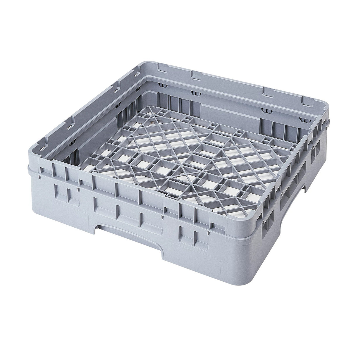 Cambro BR414151 Camrack Full Size Open Base Rack, 5 5/8" Tall - Soft Gray