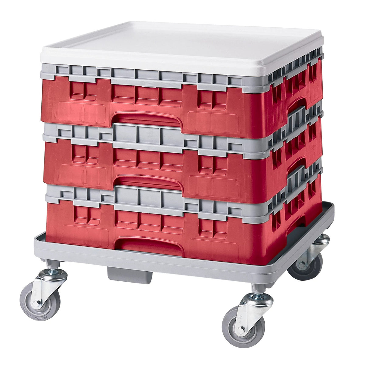 Cambro BR414163 Camrack Full Size Open Base Rack, 5 5/8" Tall - Red