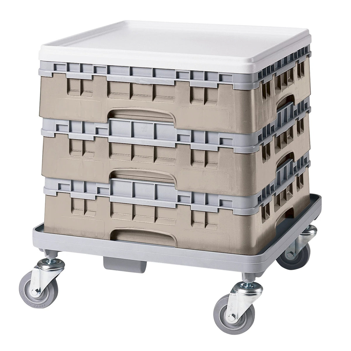 Cambro BR414184 Camrack Full Size Open Base Rack, 5 5/8" Tall - Beige