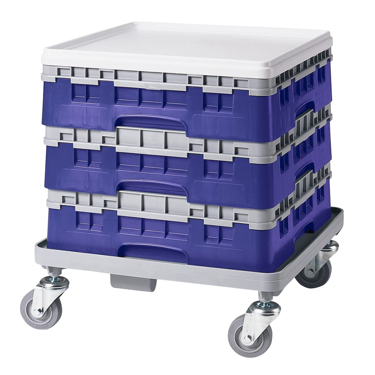 Cambro BR414186 Camrack Full Size Open Base Rack, 5 5/8" Tall - Navy Blue