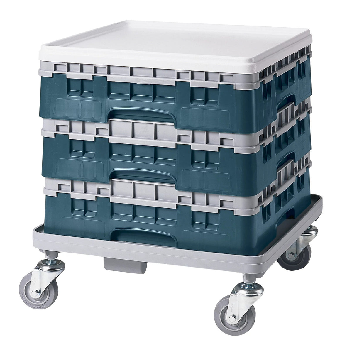 Cambro BR414414 Camrack Full Size Open Base Rack, 5 5/8" Tall - Teal