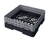 Cambro BR578110 Camrack Full Size Open Base Rack, 7 1/4" Tall - Black