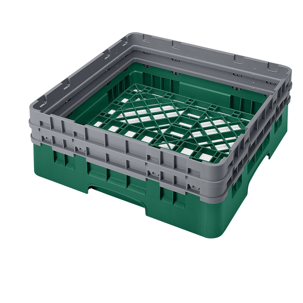 Cambro BR578119 Camrack Full Size Open Base Rack, 7 1/4" Tall - Sherwood Green