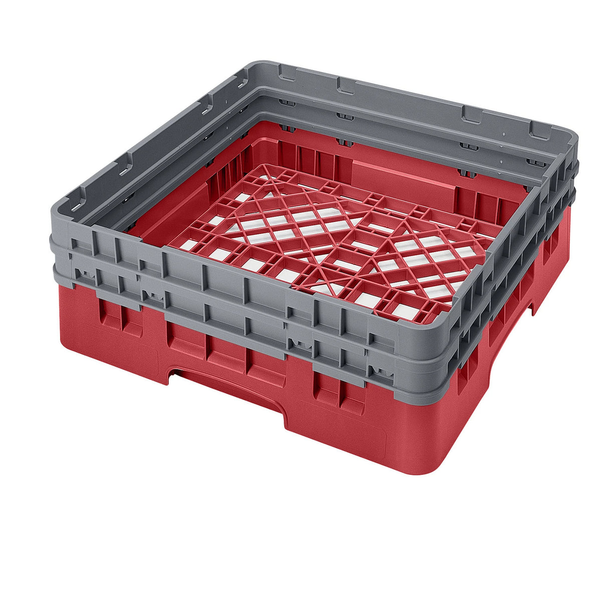 Cambro BR578163 Camrack Full Size Open Base Rack, 7 1/4" Tall - Red