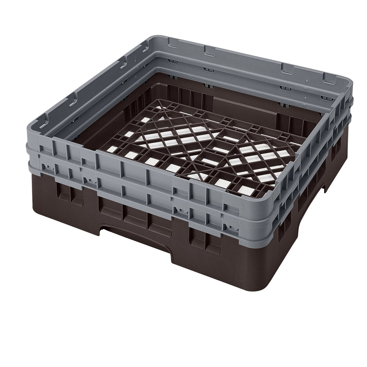 Cambro BR578167 Camrack Full Size Open Base Rack, 7 1/4" Tall - Brown