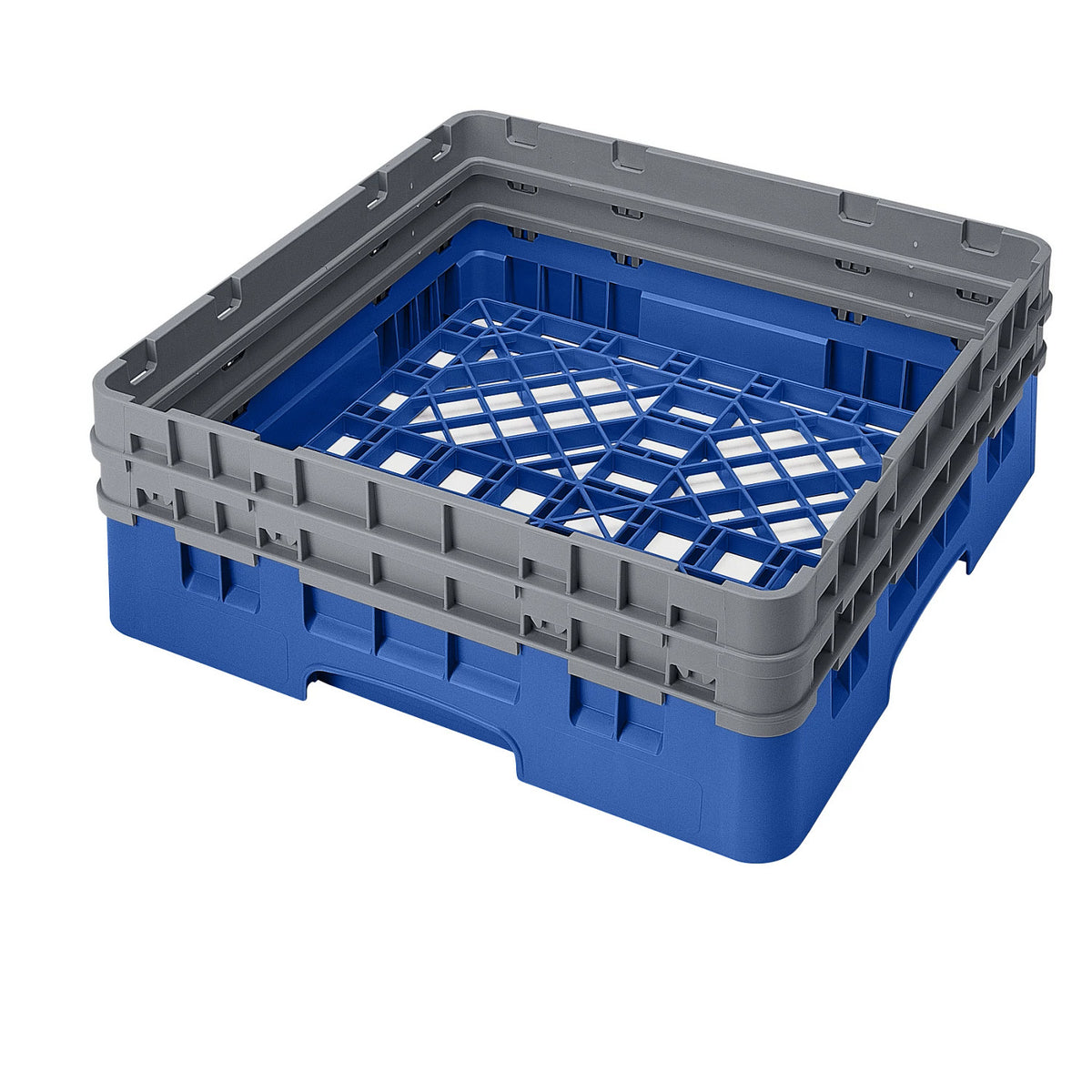 Cambro BR578168 Camrack Full Size Open Base Rack, 7 1/4" Tall - Blue