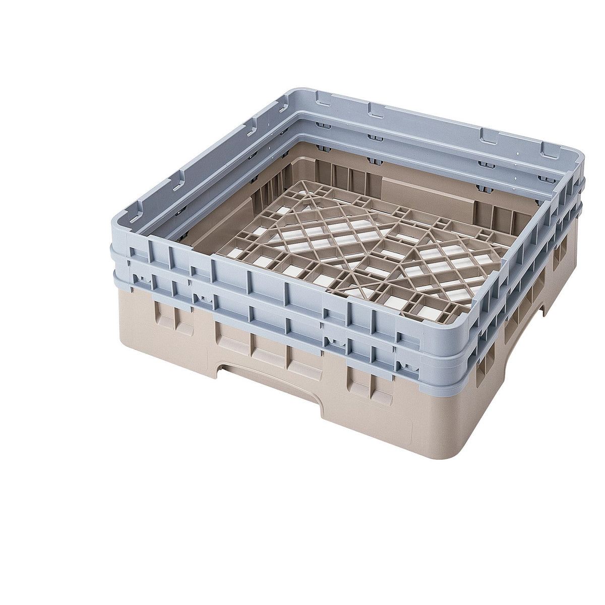 Cambro BR578184 Camrack Full Size Open Base Rack, 7 1/4" Tall - Beige
