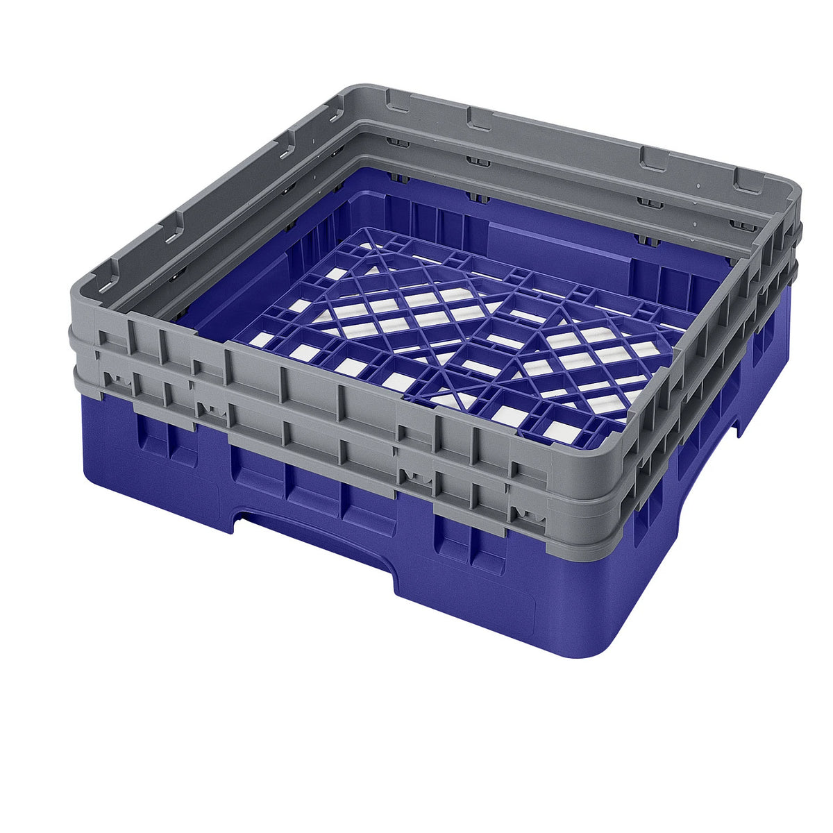 Cambro BR578186 Camrack Full Size Open Base Rack, 7 1/4" Tall - Navy Blue