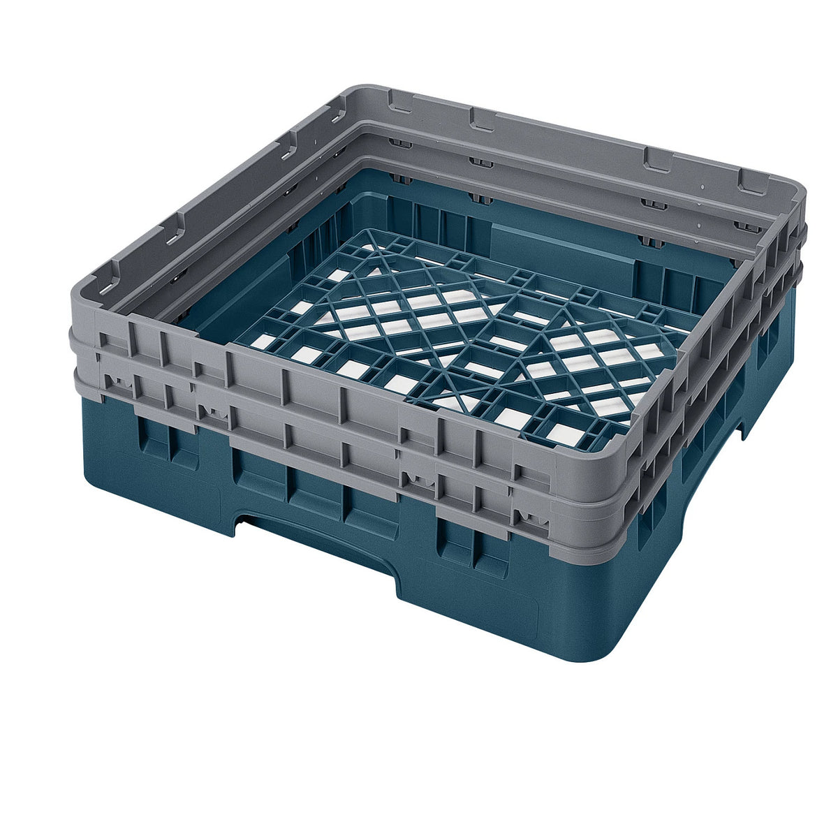Cambro BR578414 Camrack Full Size Open Base Rack, 7 1/4" Tall - Teal