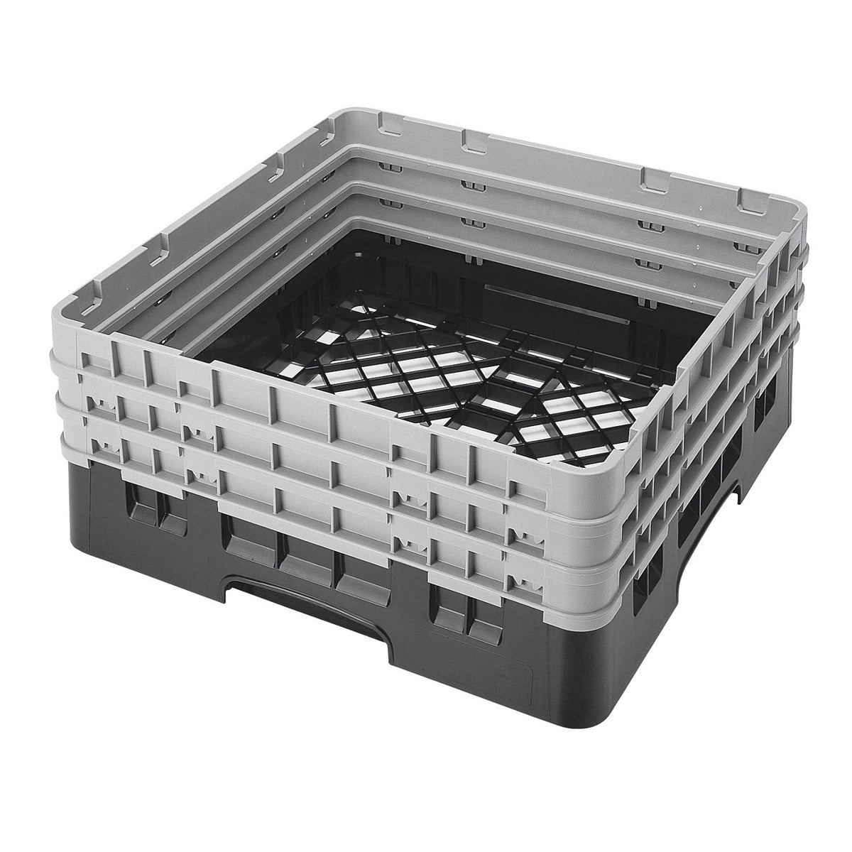 Cambro BR712110 Camrack Full Size Open Base Rack, 8 7/8" Tall - Black