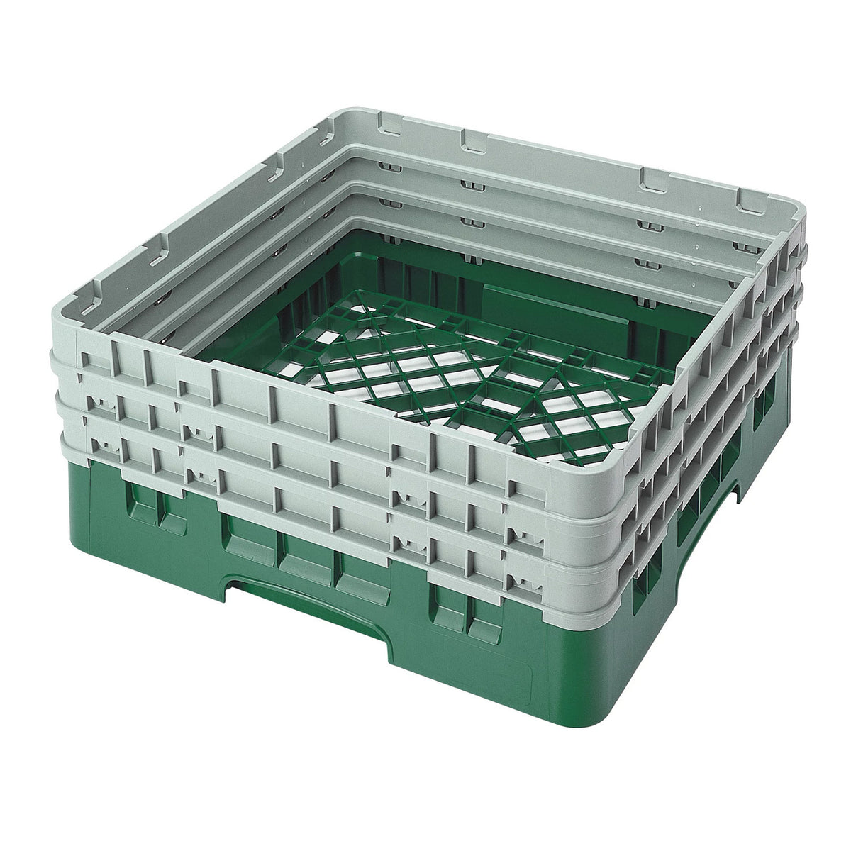 Cambro BR712119 Camrack Full Size Open Base Rack, 8 7/8" Tall - Sherwood Green