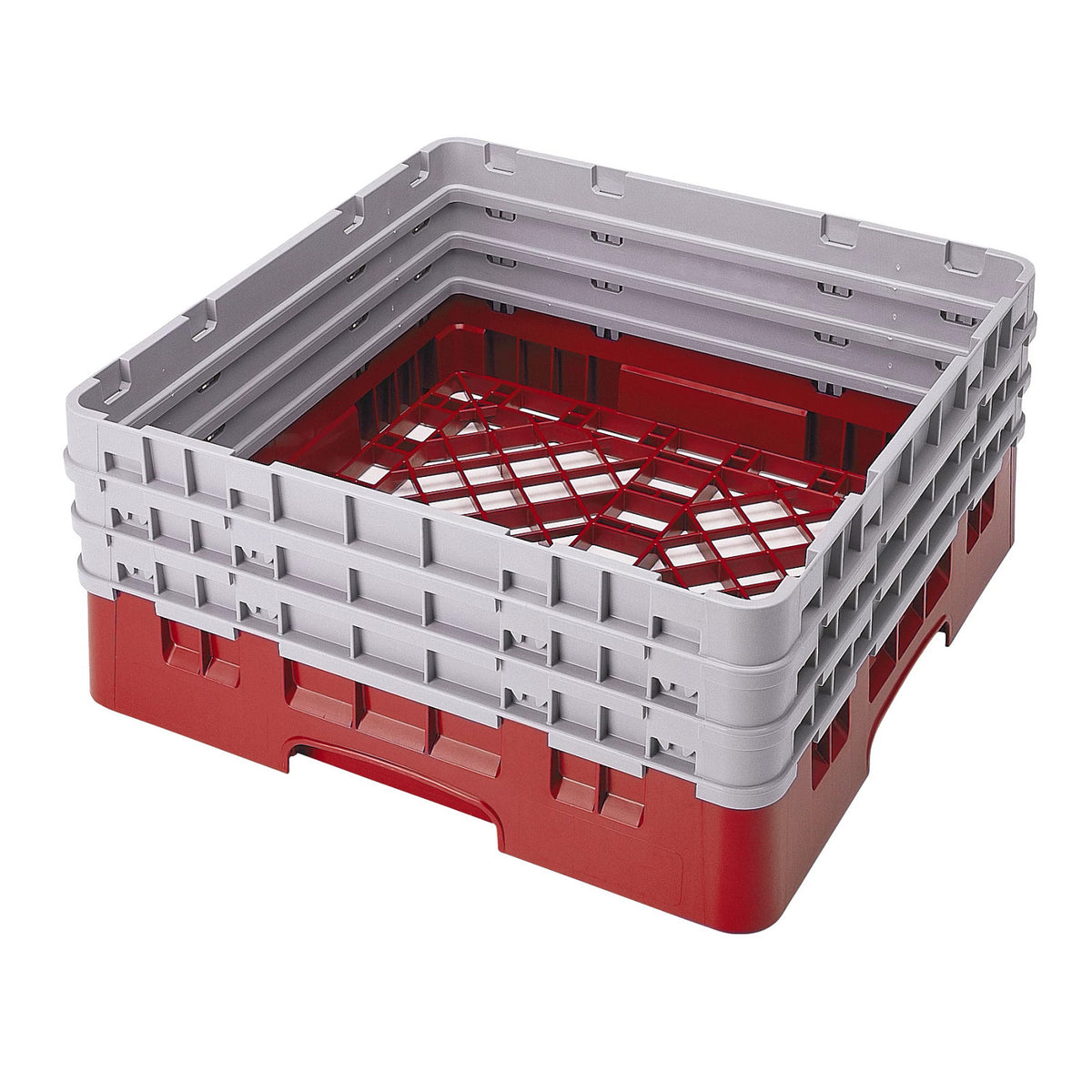 Cambro BR712163 Camrack Full Size Open Base Rack, 8 7/8" Tall - Red