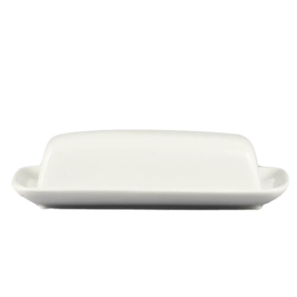 CAC China BTD-8 Butter Dish W/ Cover [Dish I Cover] 8 1/4 I 6 3/4" Case Pack of 12 by CAC China (cac-china-btd-8-butter-dish-w-cover-dish-i-cover-8-1-4-i-6-3-4-case-pack-of-12)