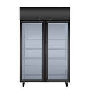 Atosa PLUS-F2B-GD-S-PT Pass-Thru 2Glass Door Refrigerator