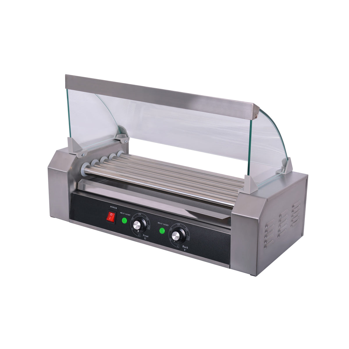 CAC China HDRS-05 Commercial 5-Roller Hot Dog Grill 110V 700W Product Image