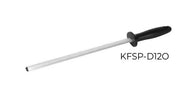 CAC China KFSP-D12O 12" Oval Diamond-Coated Sharpening Steel Product Image