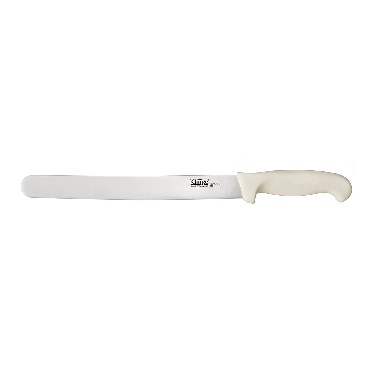 CAC China KSRB-120 Klinge 12" Stamped Roast Beef Slicing Knife Product Image