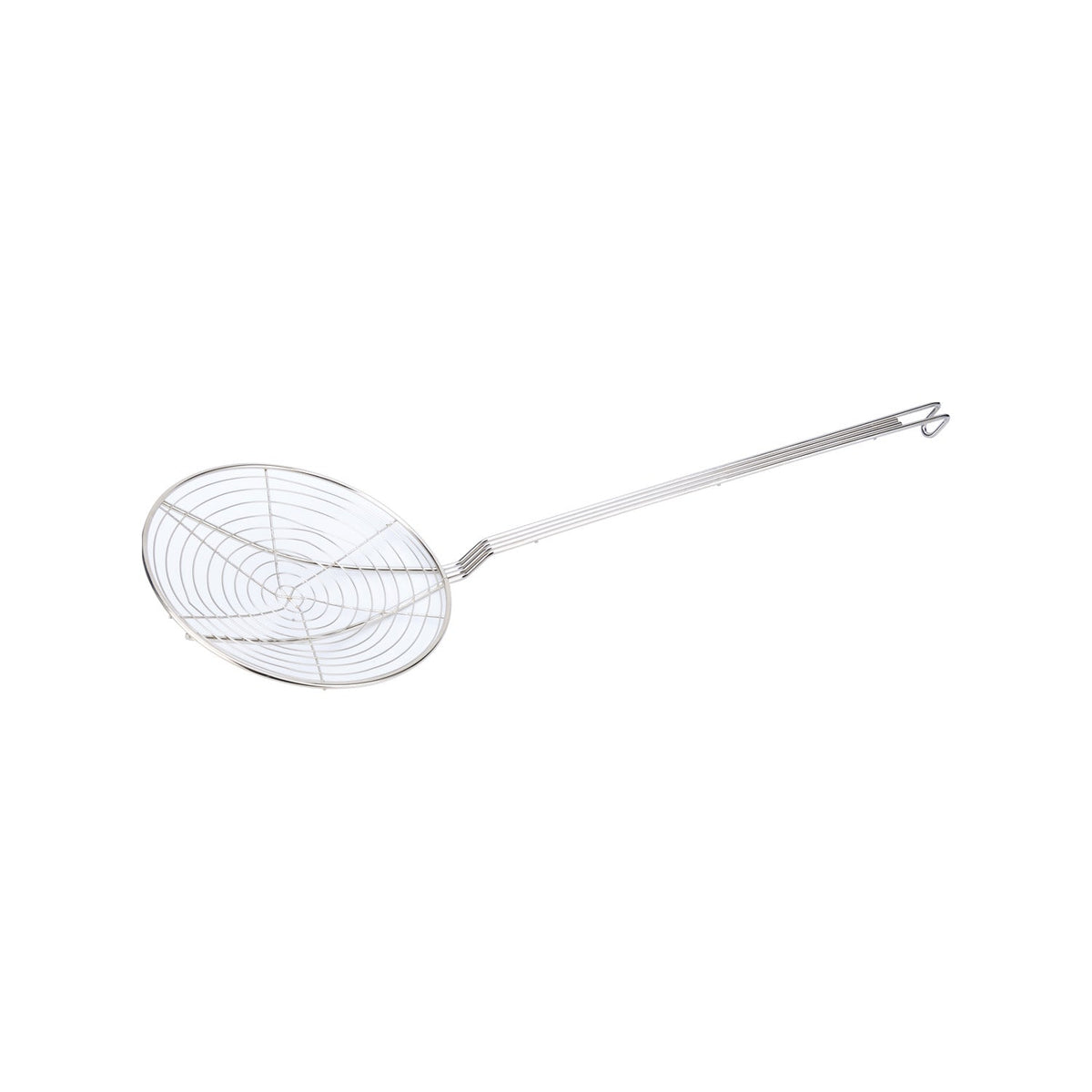 CAC China SKSP-09 9" Nickel-Plated Spiral Wire Skimmer Product Image