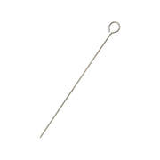 CAC China SKSR-12 12" Stainless Steel Round Skewers with Loop Handle - Pack of 12 Product Image