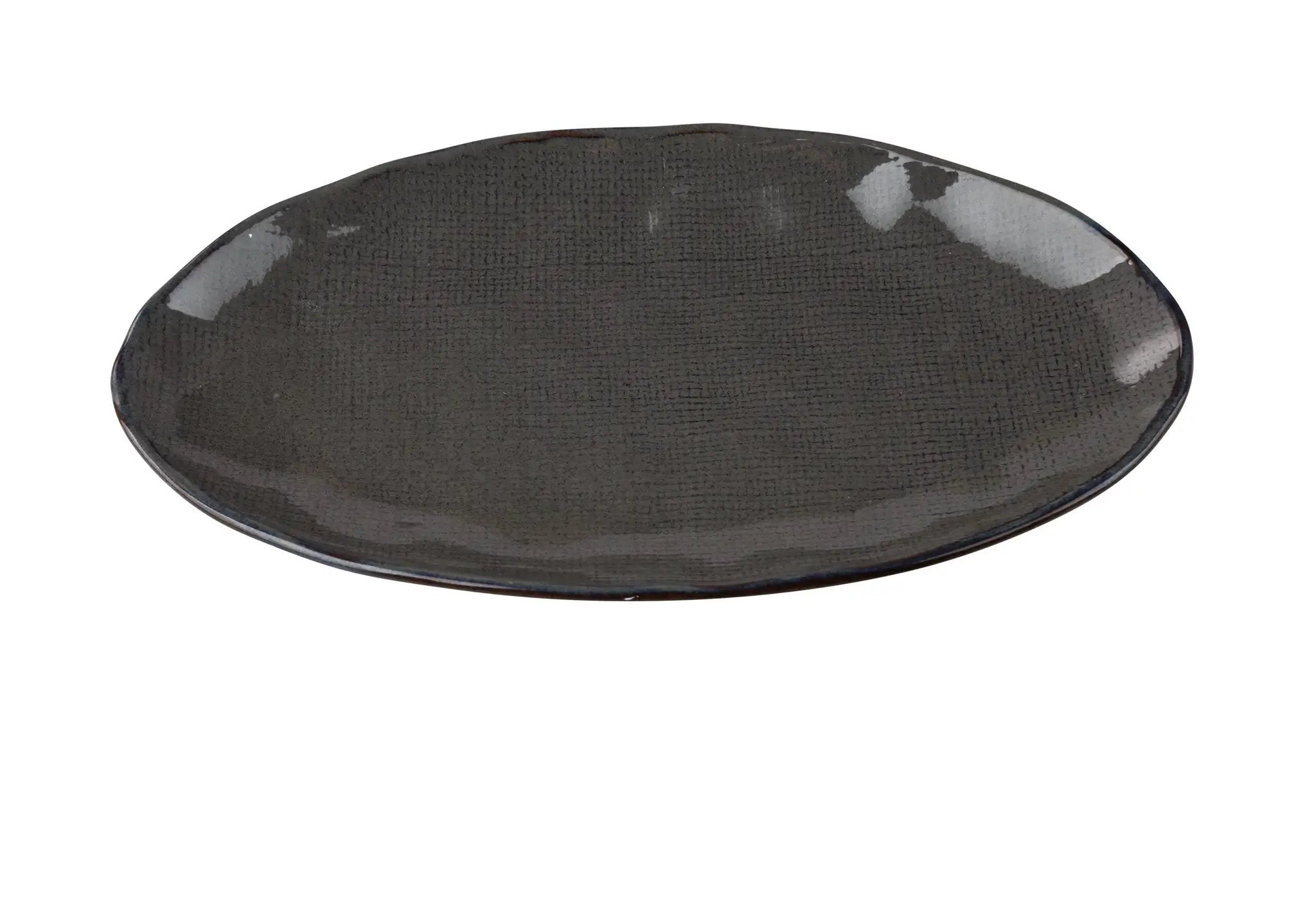 Yanco CB-208 Cowboy Chinaware 8" x 5-1/2" x 1" OVAL COUPE PLATE by Yanco (yanco-cb-208-cowboy-chinaware-8-inch-oval-coupe-plate)