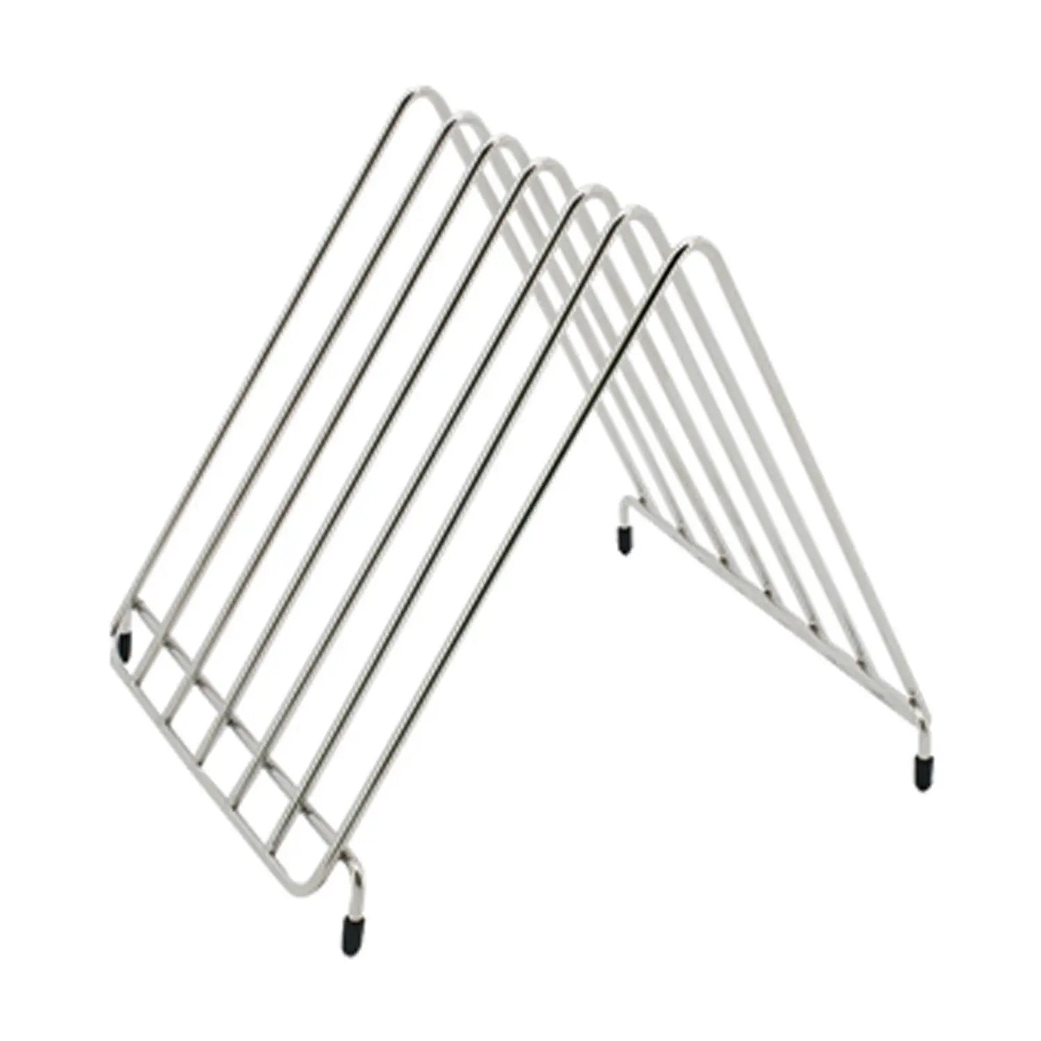 CAC China CBRK-6S Cutting Board Rack Chrome-Plt 6-Slot Case Pack of 6/12 by CAC China (cac-china-cbrk-6s-cutting-board-rack-chrome-plt-6-slot-case-pack-of-6-12)