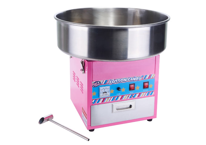 Winco CCM-28, Show Time Cotton Candy Machine w/ 20.5" Stainless Steel Bowl, 1080W
