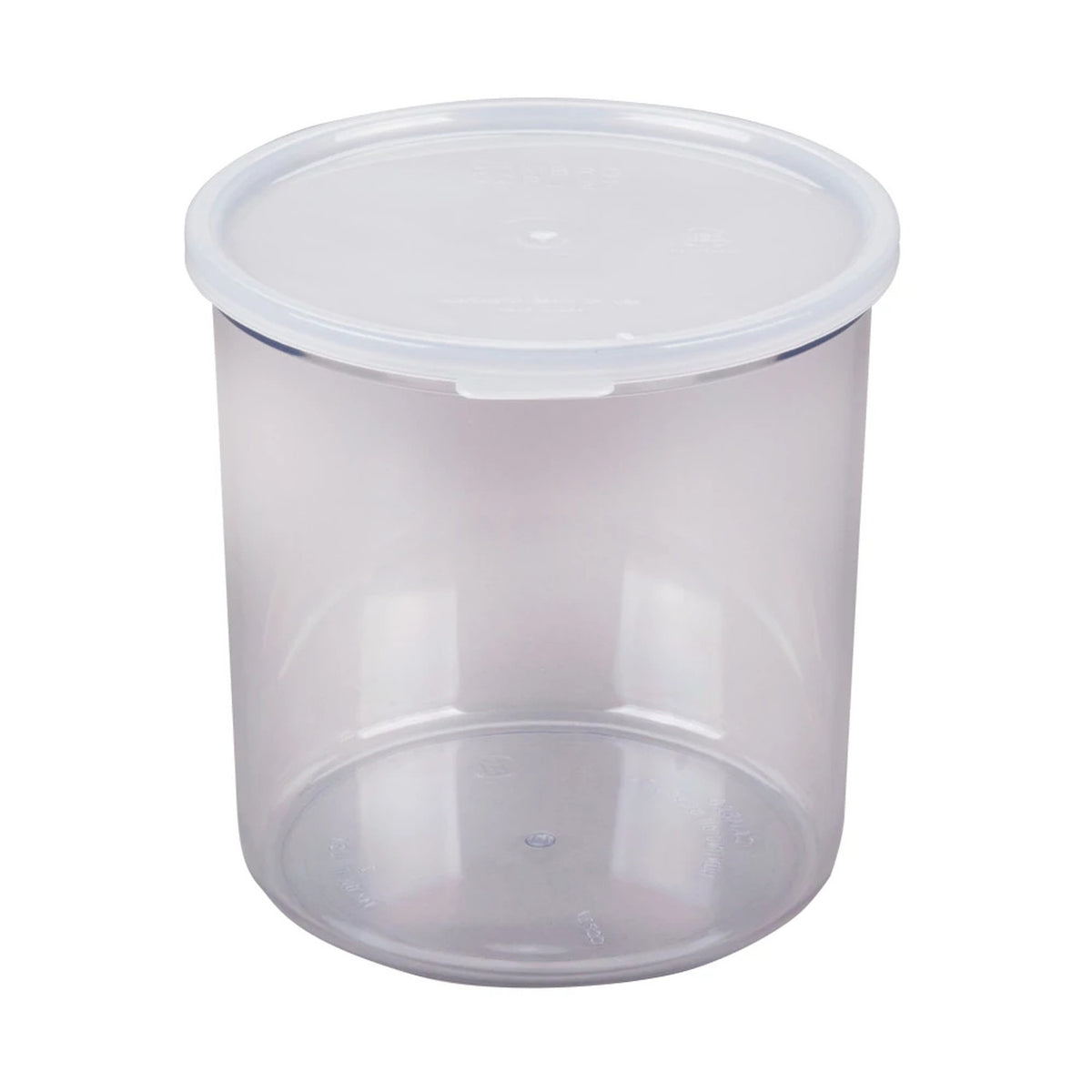 Cambro CCP27152 Salad Bar Crock, 2.7 qt., 6 5/8" Dia. x 6 3/4" H - Clear