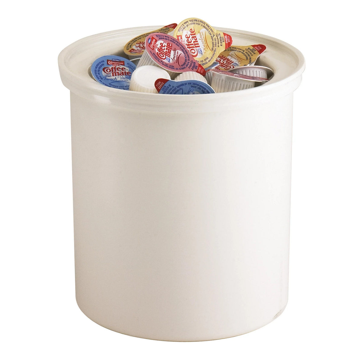 Cambro CFR18148 ColdFest Insulated Round Crock, 1.7 qt., Ice-Free Cold Holding - White