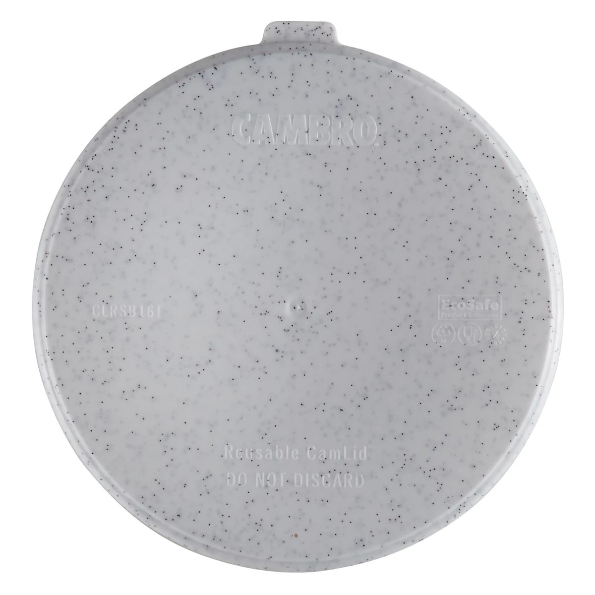 Cambro CLRSB16148 Reusable CamLid, Fits Shoreline 16 oz. bowl - White