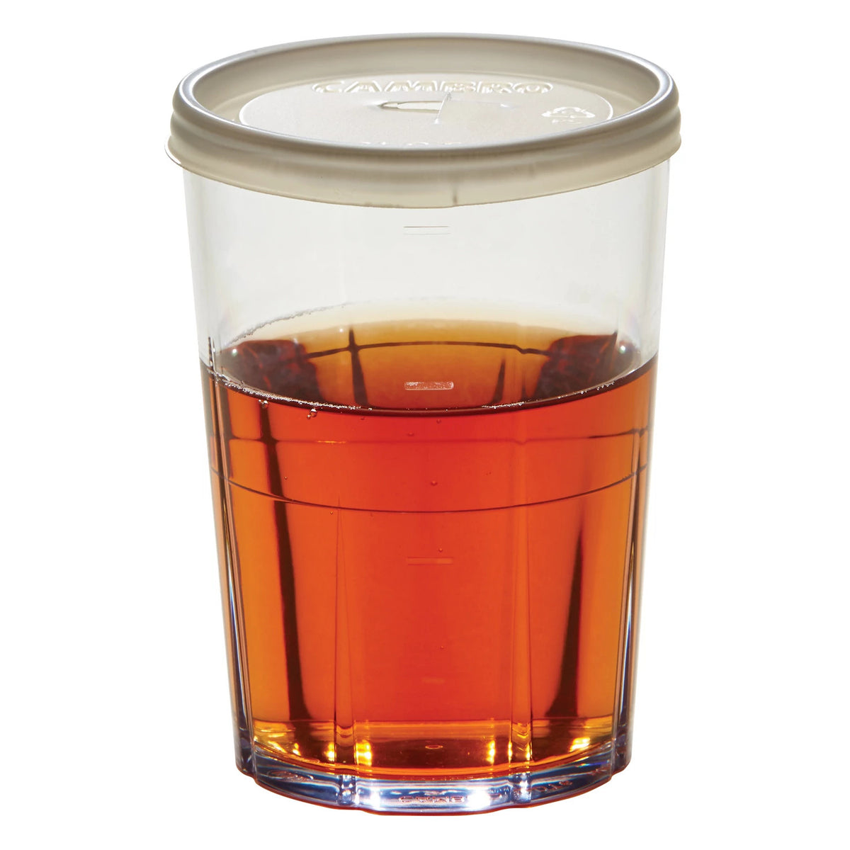 Cambro CLST6190 Disposable CamLid, Fits Lido Tumbler LDT6, 6 oz. - Translucent