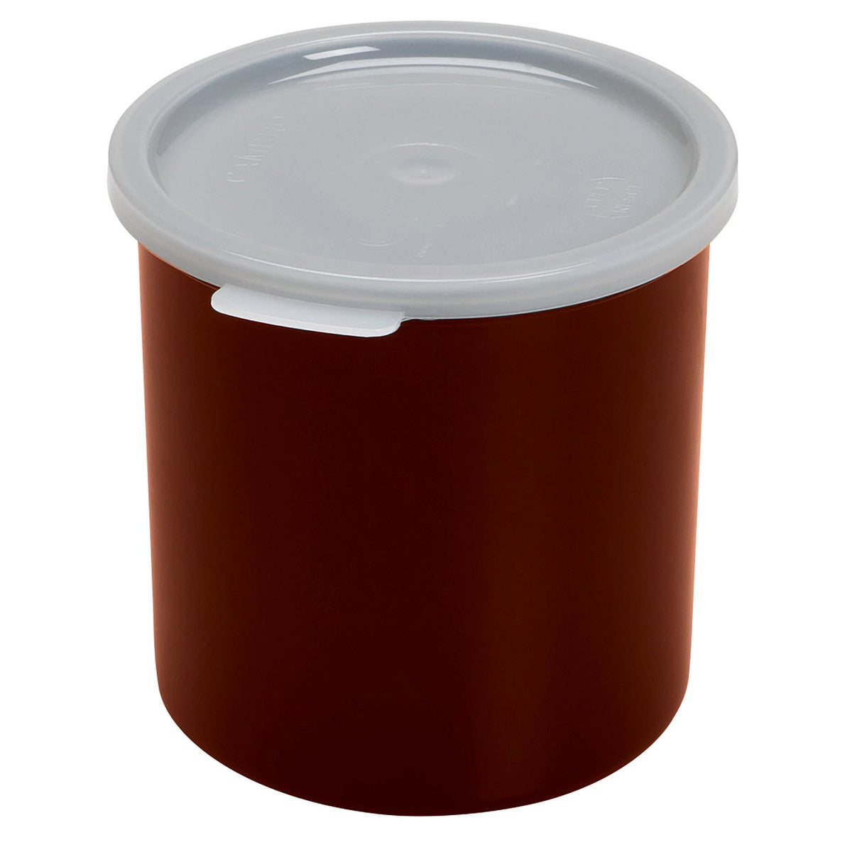 Cambro CP12195 Salad Bar Crock, 1.2 qt., 5 1/4" Dia. x 5 3/16" H - Reddish Brown