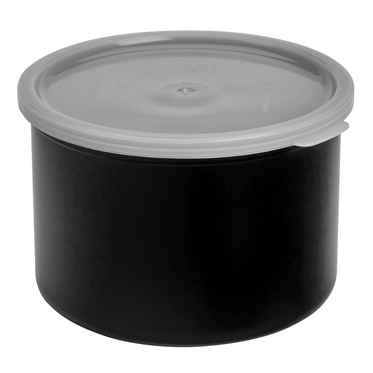 Cambro CP15110 Salad Bar Crock, 1.5 qt., 6 3/4" Dia. x 4 5/16" H - Black