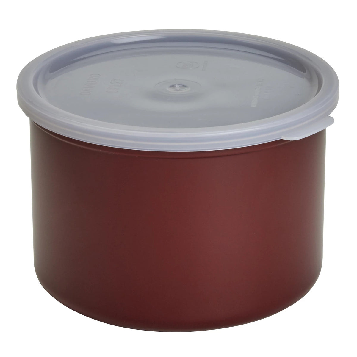 Cambro CP15195 Salad Bar Crock, 1.5 qt., 6 3/4" Dia. x 4 5/16" H - Reddish Brown