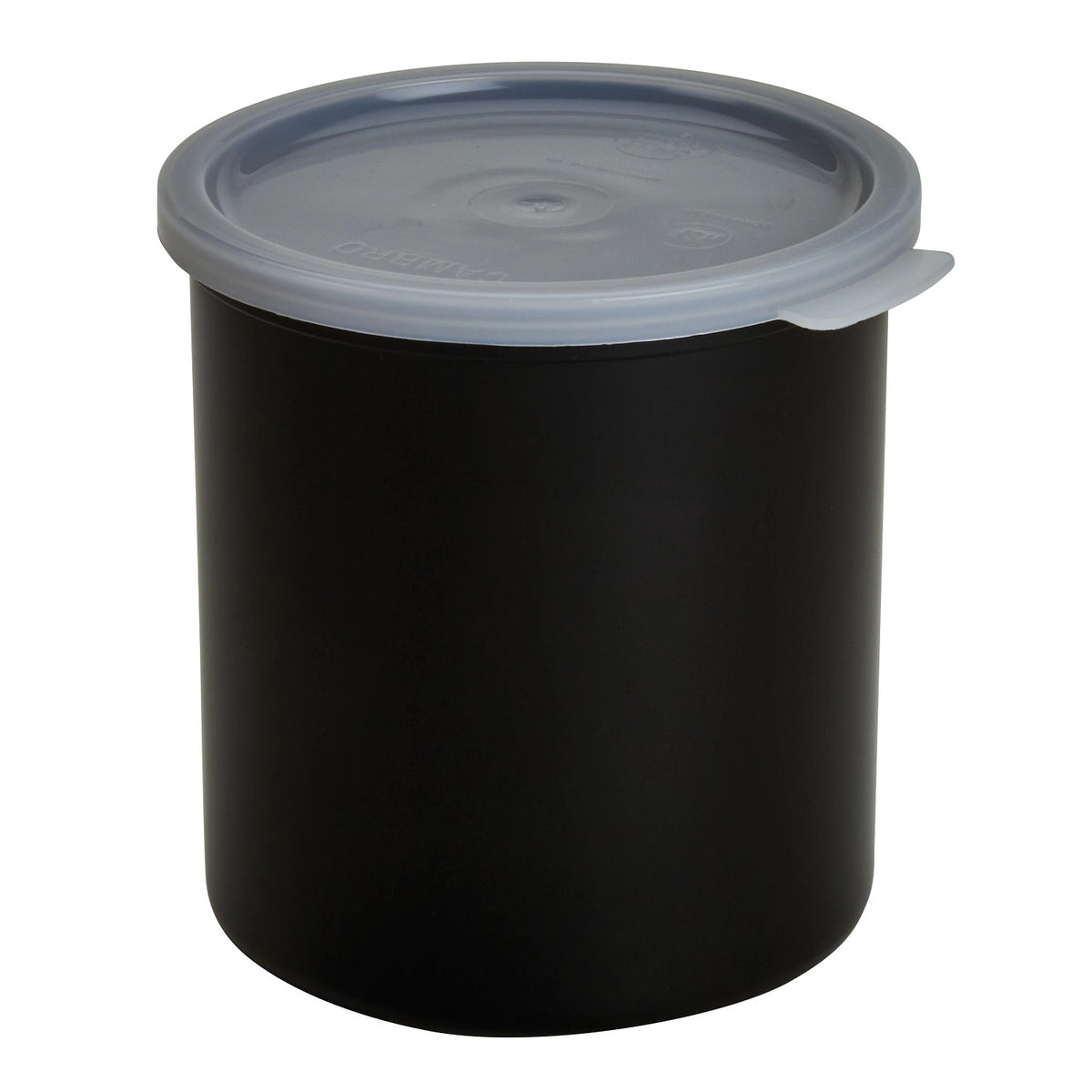 Cambro CP27110 Salad Bar Crock, 2.7 qt., 6 3/4" Dia. x 6 3/4" H - Black
