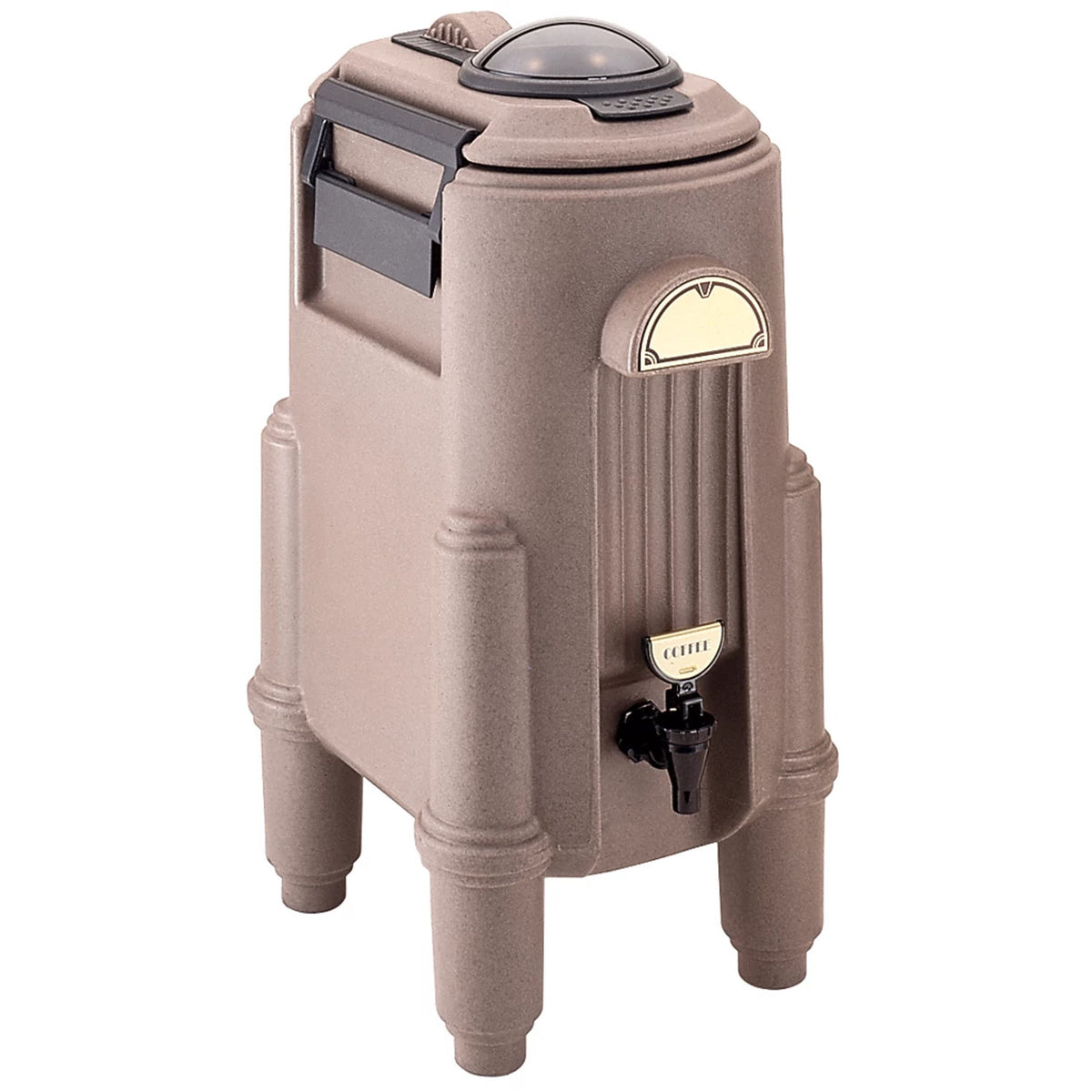 Cambro CSR5417 Camserver 5 gal. Insulated Beverage Server, 91 Servings - Dark Taupe