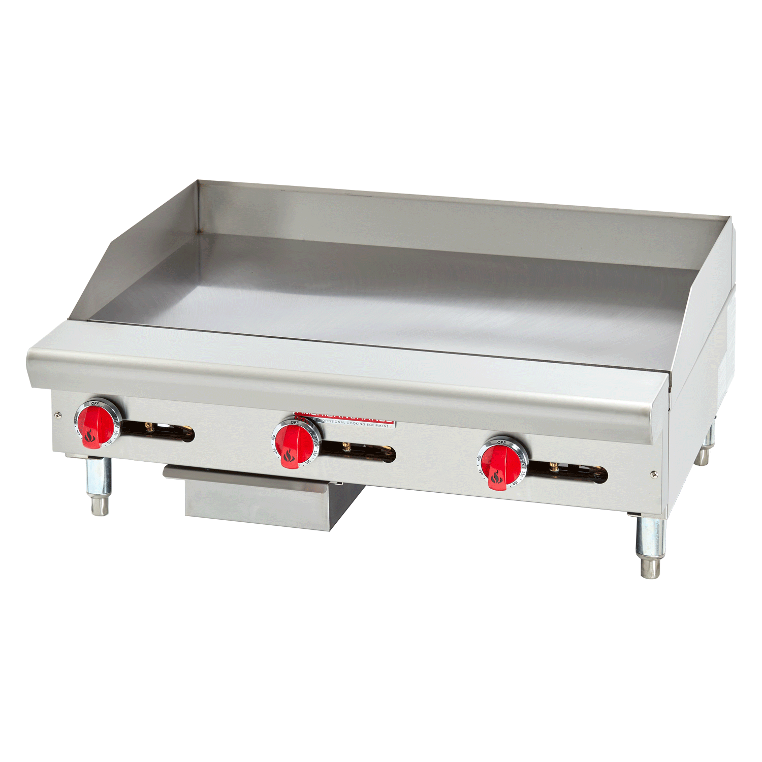 American Range ARSTG - 36 Thermostatic Commercial Gas Flat Griddle - 36 Inch
