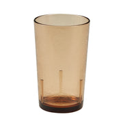 Cambro D12609 Del Mar Crackled Tumbler, 12 oz. - Light Amber