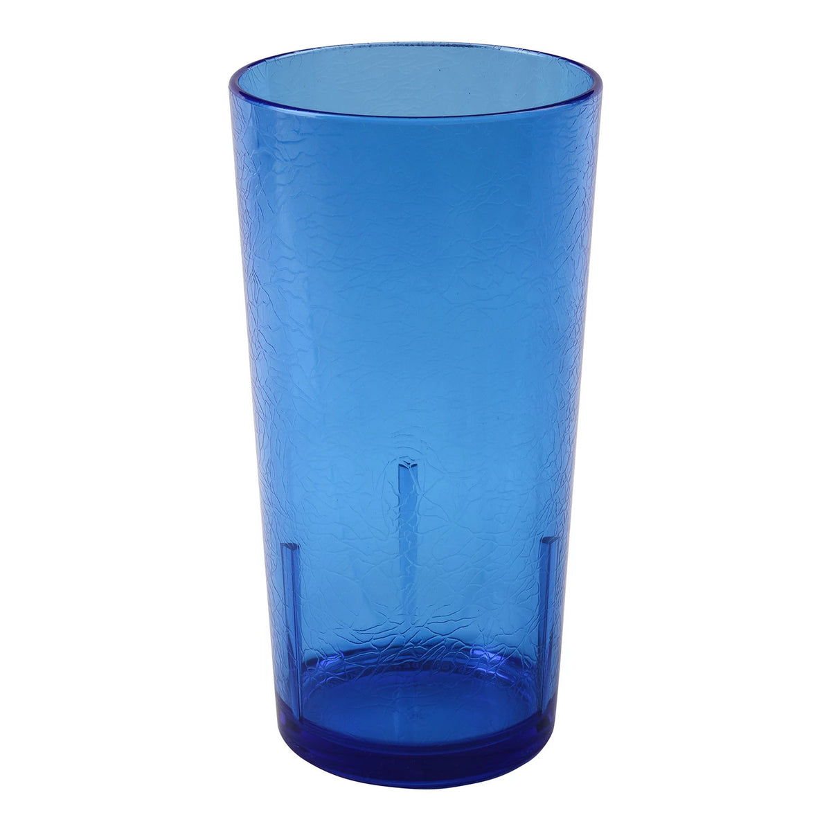 Cambro D24608 Del Mar Crackled Tumbler, 24 oz. - Sapphire Blue
