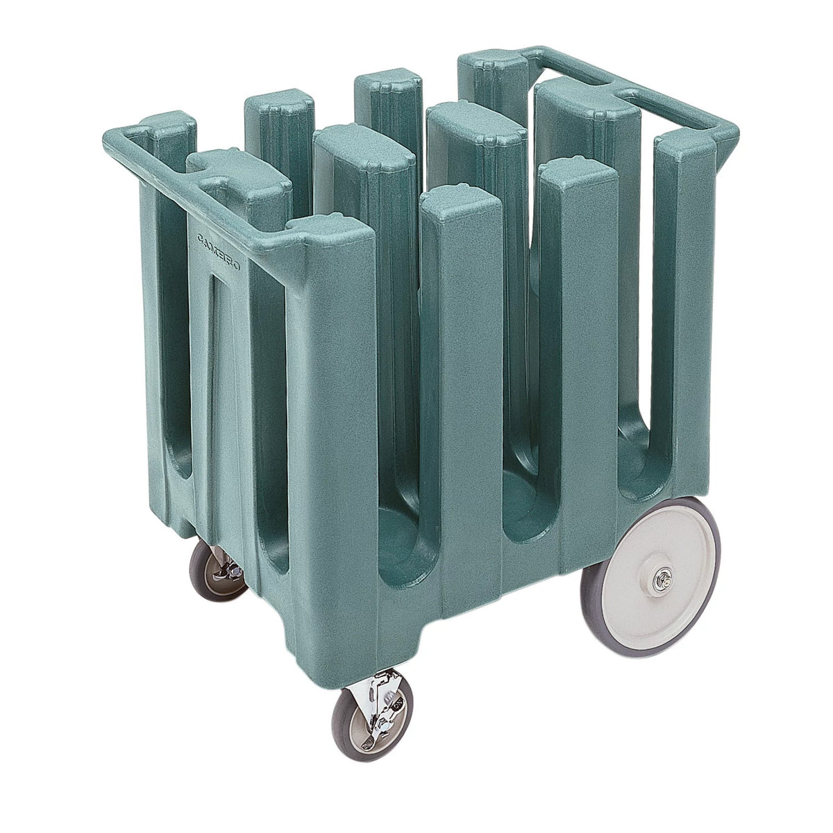 Cambro DC700401 Poker Chip Dish Caddy, 6 Columns, Plates to 7" - Slate Blue