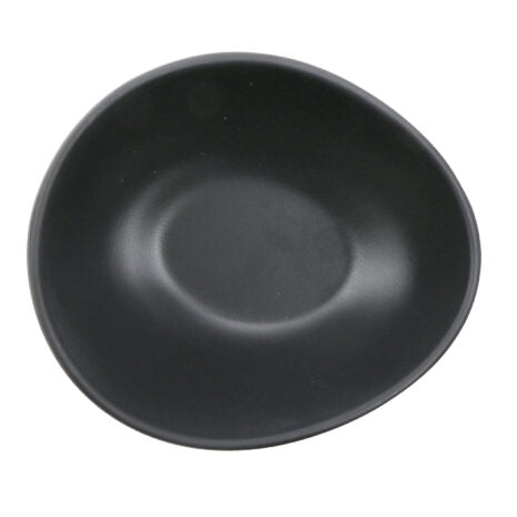GET B-1200-DG, 8 oz. Dark Gray, Melamine, Small Side Dish/Soup Bowl, (11 oz. rim-full), 1.8″ H, (2.1″ Max H), 5.1″ L x 4.4″ W, Riverstone, Pack of 24