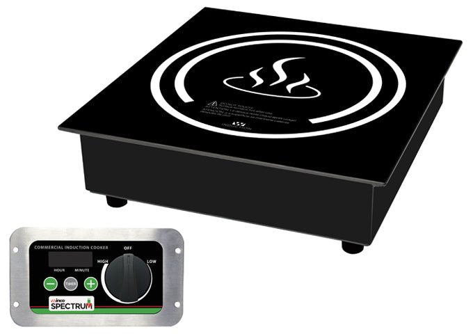 Winco EIDS - 18, Commercial Electric Drop - In Induction Cooker, 120V, 1800W