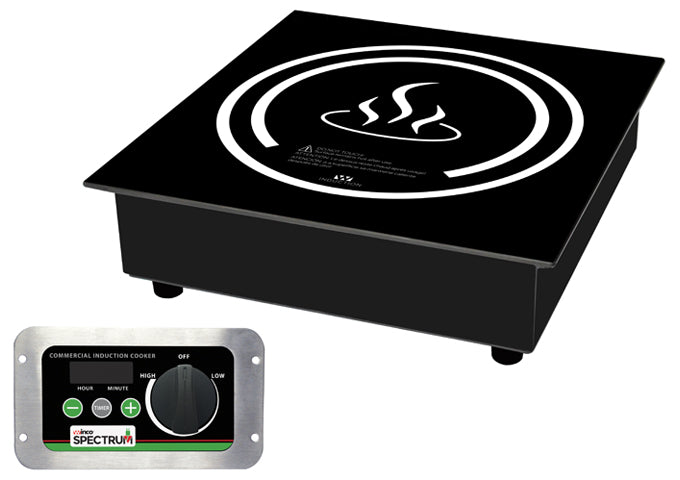Winco EIDS-18, Commercial Electric Drop-In Induction Cooker, 120V, 1800W